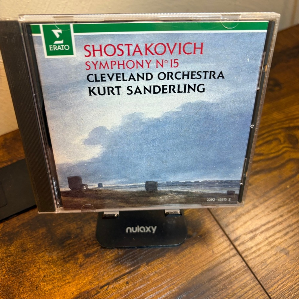 Shostakovich Symphony No 15 Cleveland Orchestra Kurt Sanderling Erato CD 1992